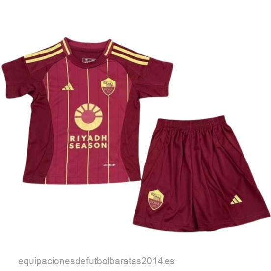 Nuevo 1ª Conjunto De Niños As Roma 24/25 Rojo Baratas